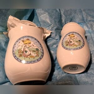Decorative White Ceramic precious moments jar Set